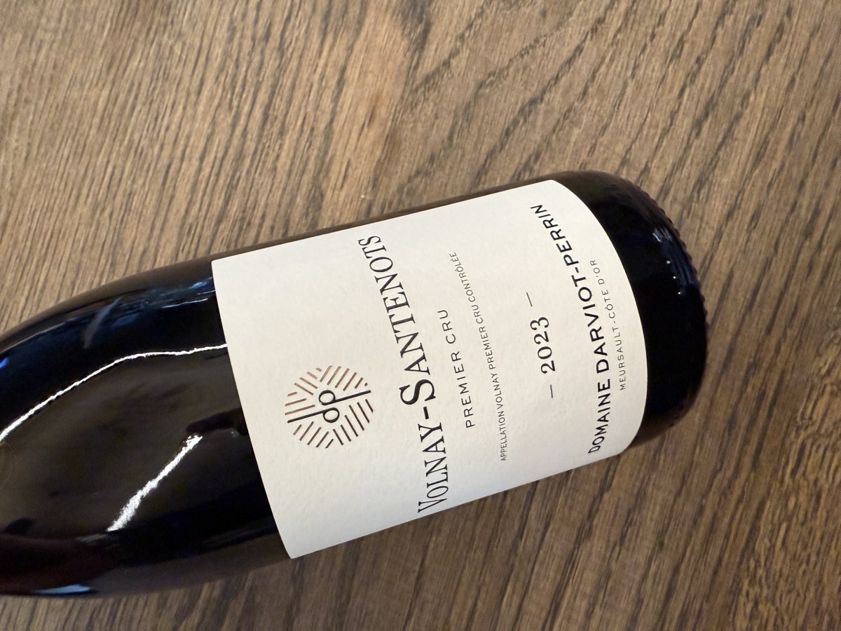 DARVIOT PERRIN VOLNAY 1ER CRU LES SANTENOTS ROUGE 2023 0.75L.